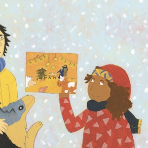 Illustration from "Postbote Willi, Pirat und der geheimnisvolle Weihnachtsbrief" (Don Bosco Verlag)